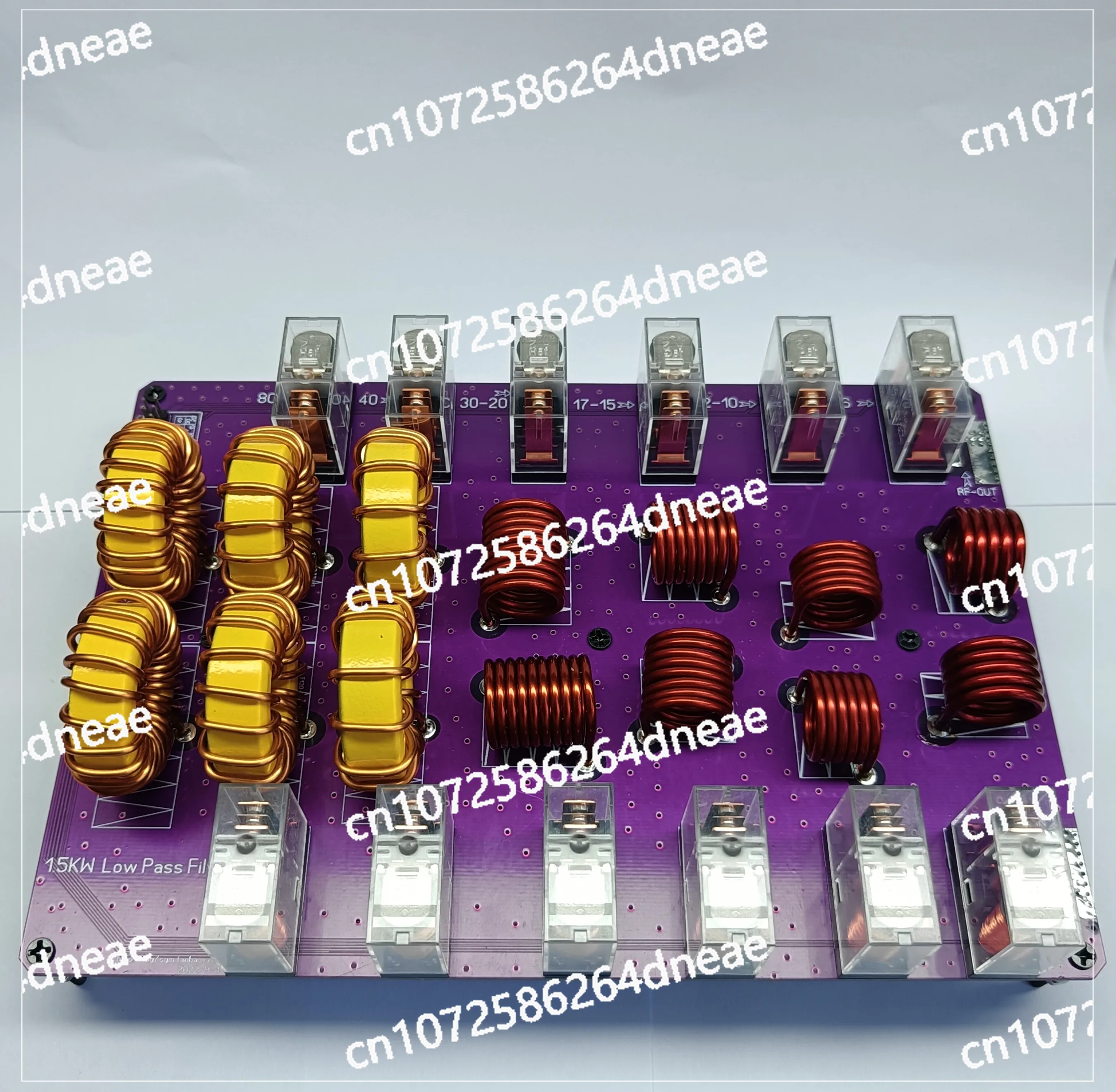 HF low pass filter 10-band high power low pass low pass short wave filter single sideband radio filter
