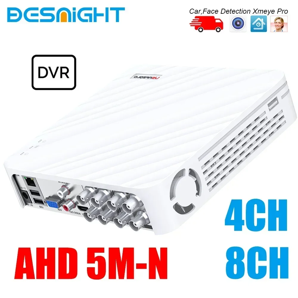 

6 IN 1 Max IP 5MP 16CH NVR 4CH 8CH AHD DVR Surveillance Video Recorder Mini CCTV Hybrid DVR Recorder 5M-N 1080N Motion Detect