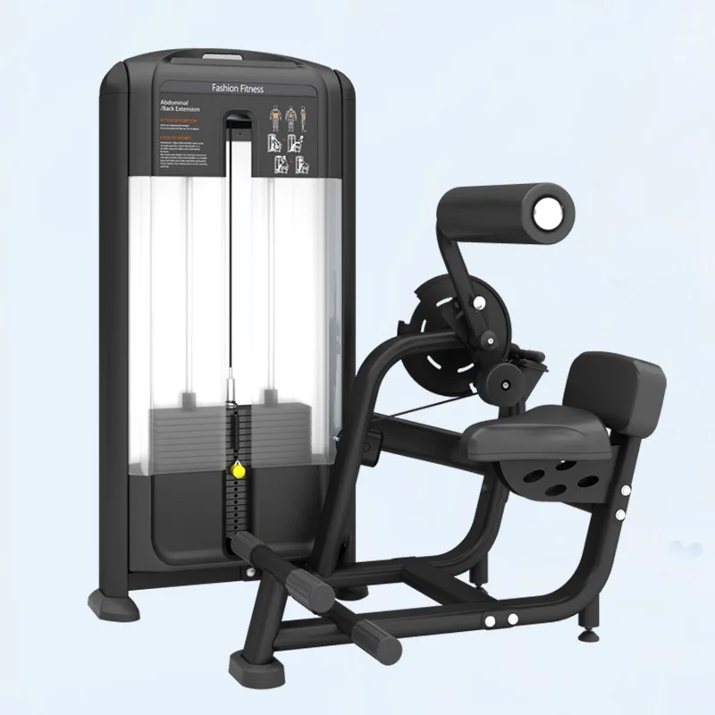 

Back Extension/ Abdominal Trainer Selectorized Pin Loaded FF85 Combo Dual Commercial Gym Fitness Equipment Waist/Abdominal