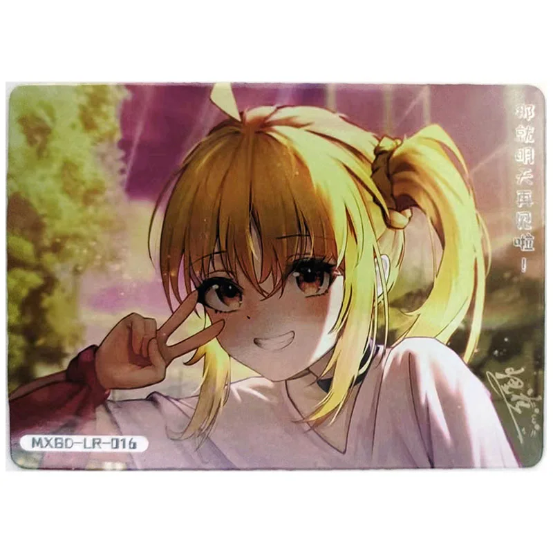 Anime Goddess Story Rare LR Collectible Card Sexy Miku Nezuko Nightmare Makima Gotoh Hitori Toys for boys Birthday Present