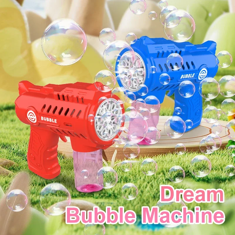 Space Bubble Gun Outdoor Activities Birthday Party Wedding Props Children's Bubble Toys Without Batteries Bubble Water