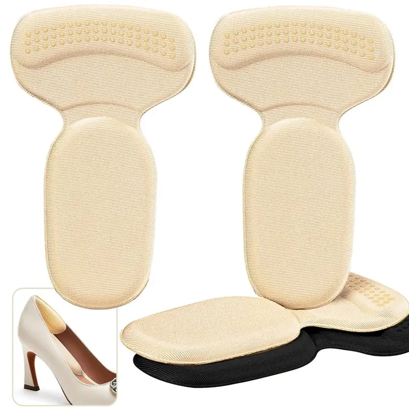 TEXU 10PCS Heel Pads For Shoes Too Big Grips Liners For Womens & Men