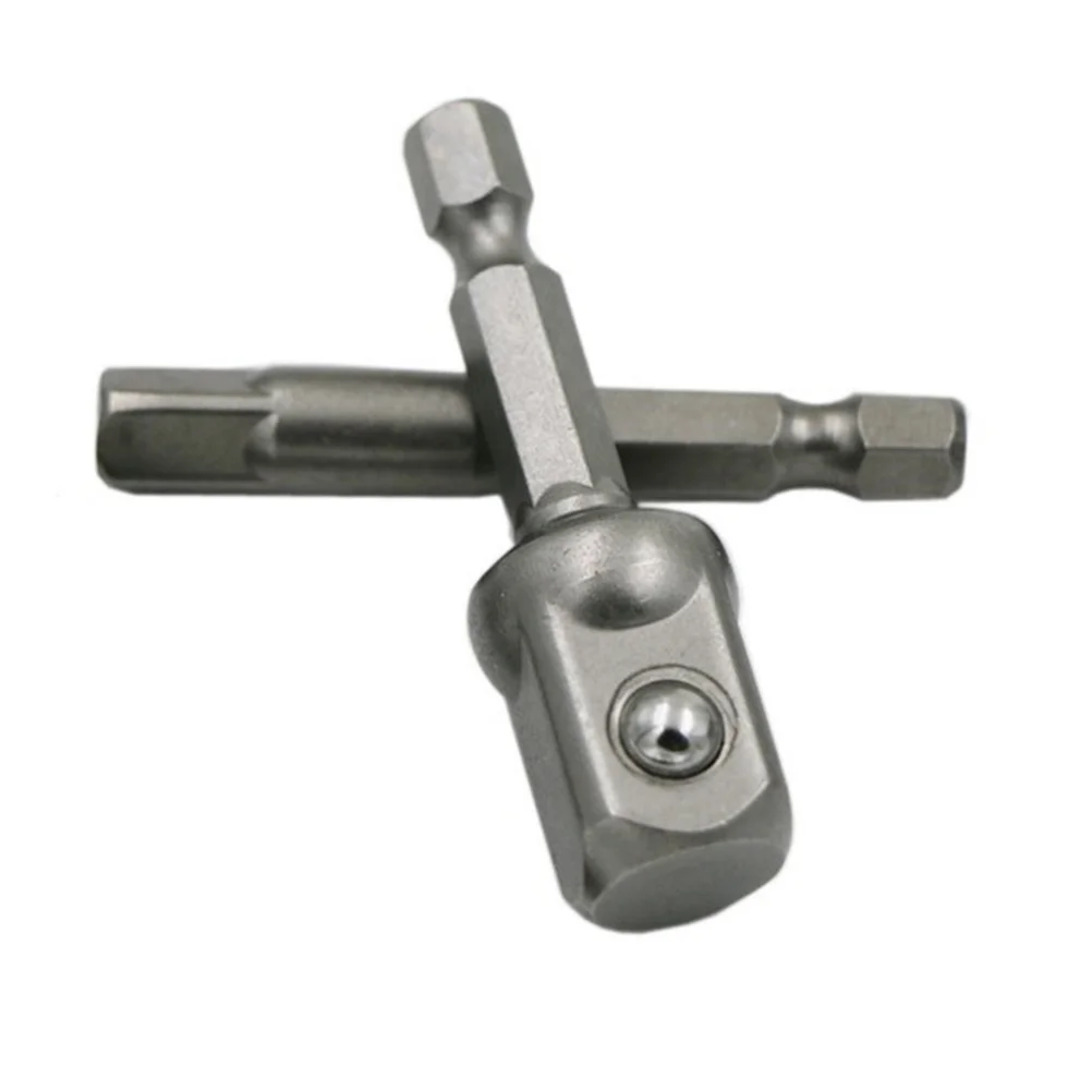 

3Pcs Socket Adapter Set Hex Drive Carbon Steel Heavy Duty Extension Connector Impact Drill Bit Adaptor for Power Drill