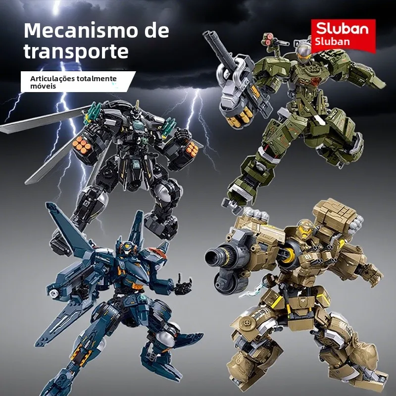 new-2025-domestic-mecha-building-blocks-j20-cannon-mobile-armor-assembly-educational-toys-boys-birthday-gifts