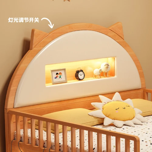 Pretty Modern Childrens Bed Loft House Solid Wood Bed Comferter Luxury Cama Infantil Bedroom Set Furniture