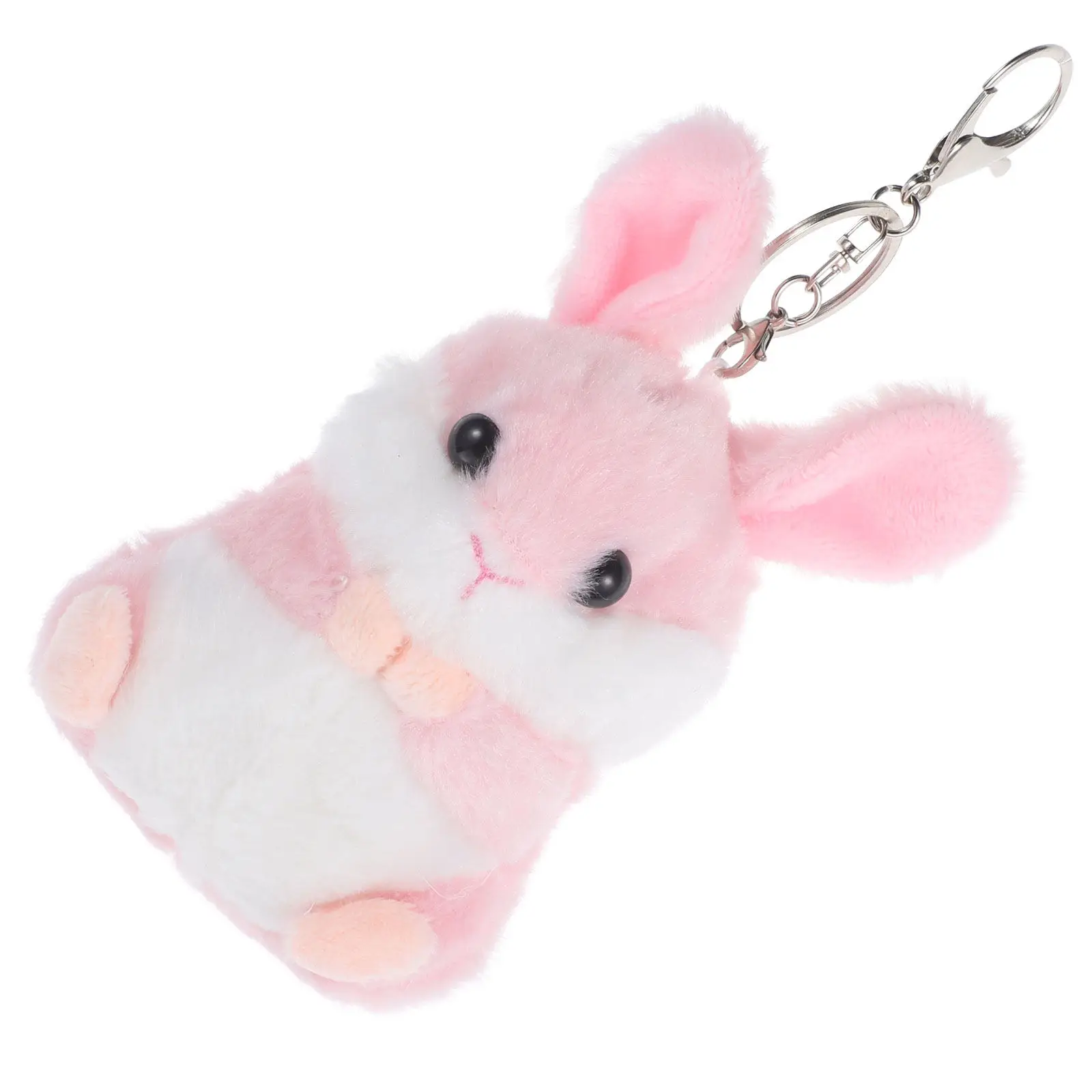 

1 шт. Брелок-подвеска в виде хомяка/кролика, мягкая игрушка, украшение для рюкзака/сумки, декоративный подвесной аксессуар, милый брелок для ключей