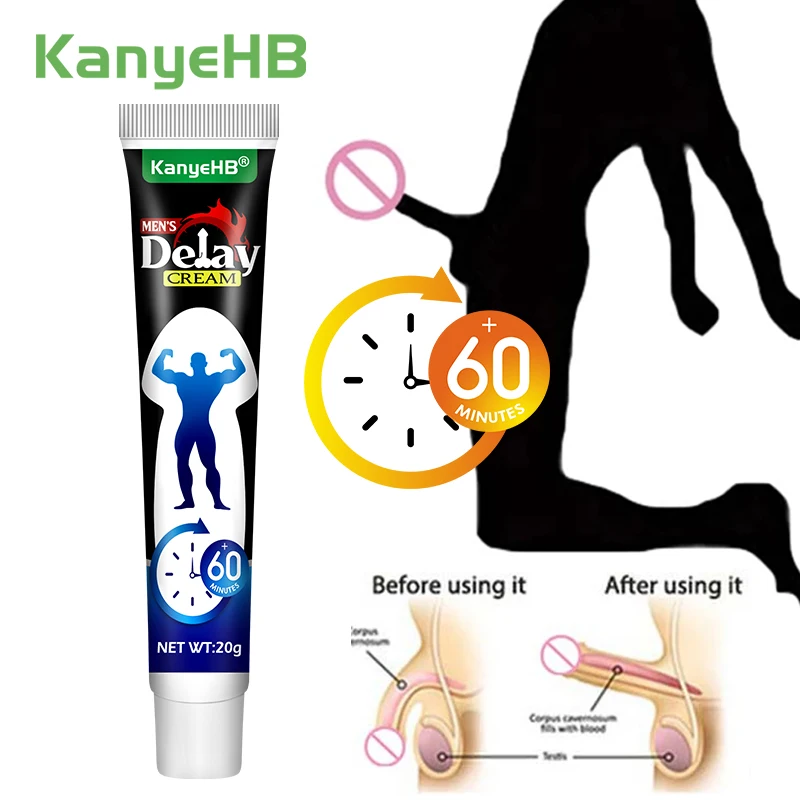 1Pcs Male Penis Delay Cream Enlargement Growth Big Dick Lasting Erection Ointment Cock Erection Extensions Enlarge Massage G044