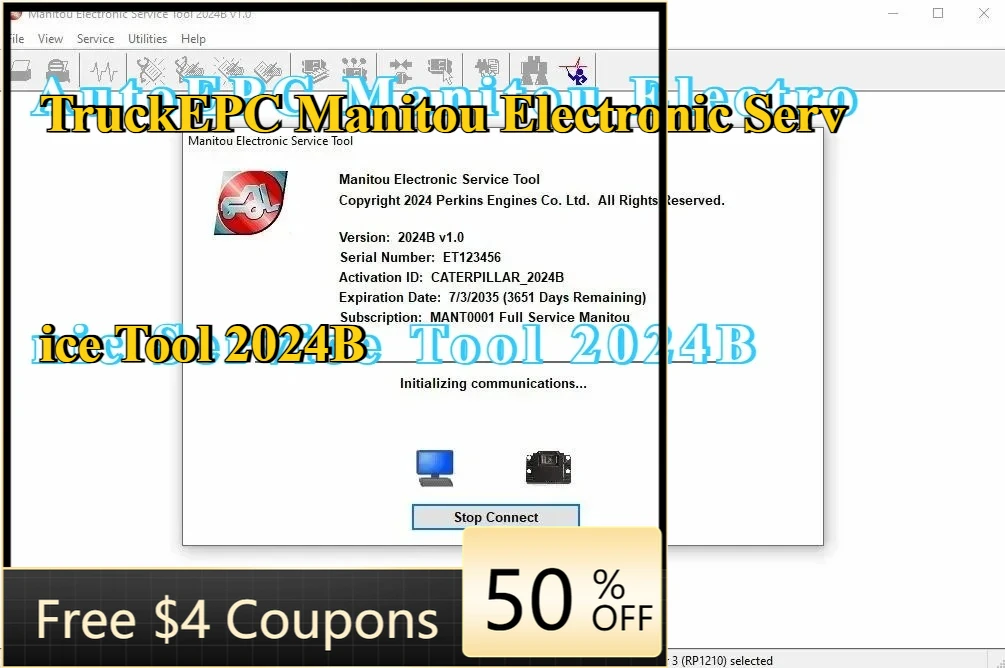 

TruckEPC Manitou Electronic Service Tool 2024B