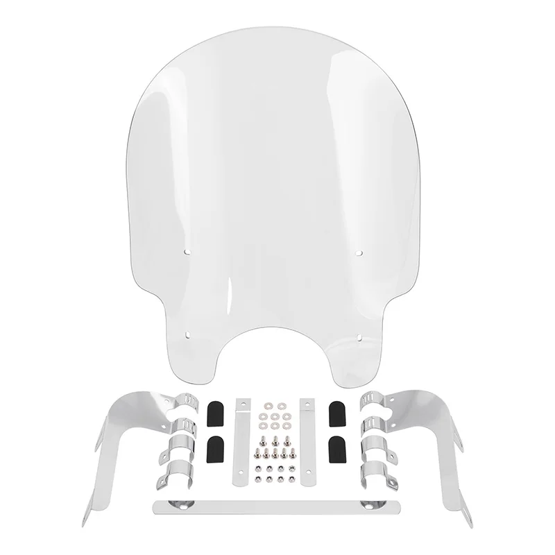 

Motorcycle 39mm Clamps Windscreen Windshield For Harley Sportster XL 883 1200 Dyna Low Rider