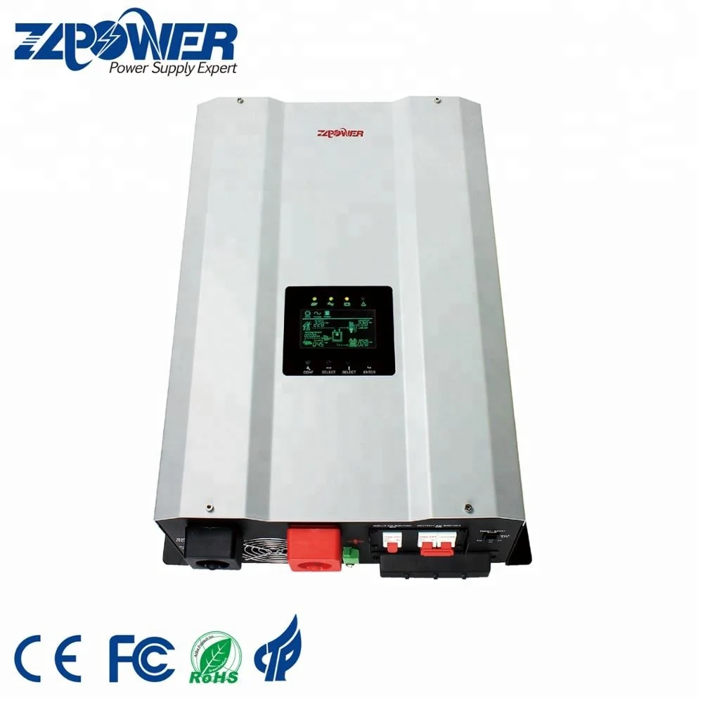 Wholesale Price 48V 8000W 60A MPPT Charger Pure Sine Wave Hybrid Solar Power Off-Grid Inverter Single/Dual 50/60Hz