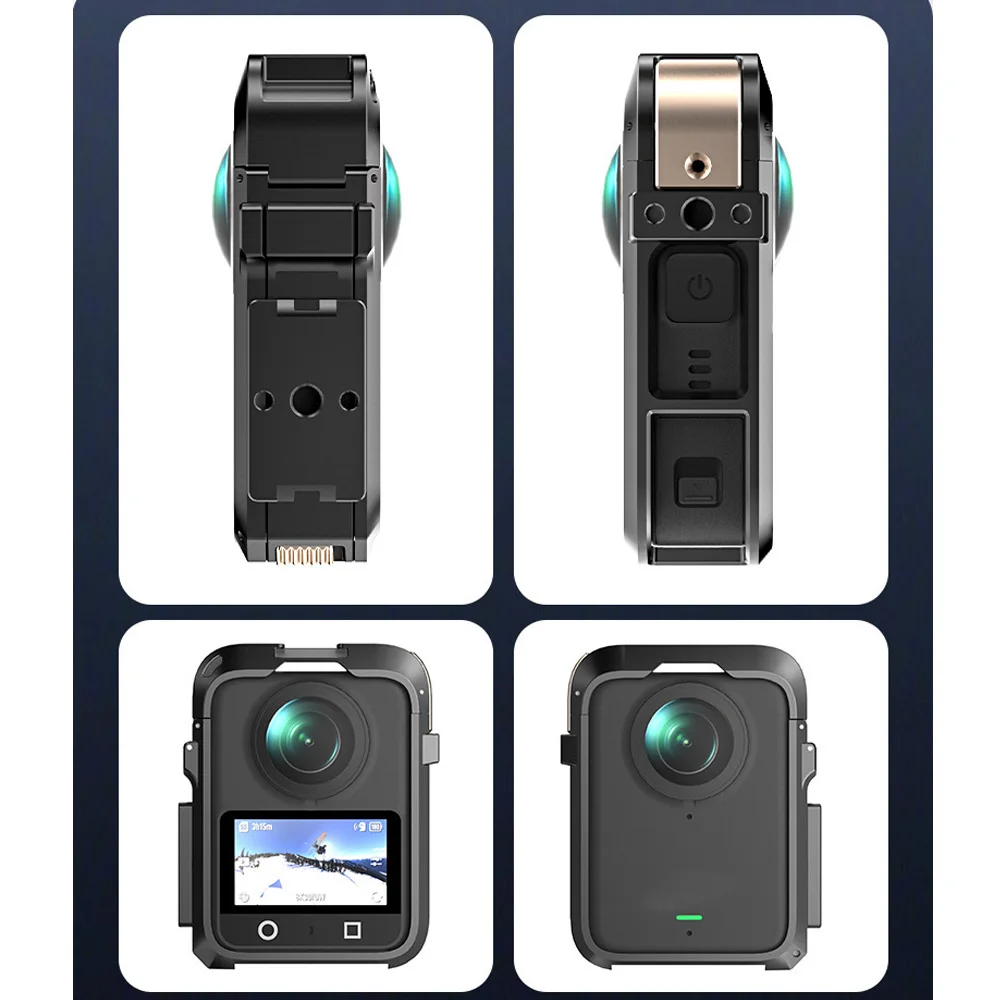 

Rabbit Cage Aluminum Protective Case for DJI Osmo 360 Metal Frame Expansion Adapter Mount Action Camera Accessories