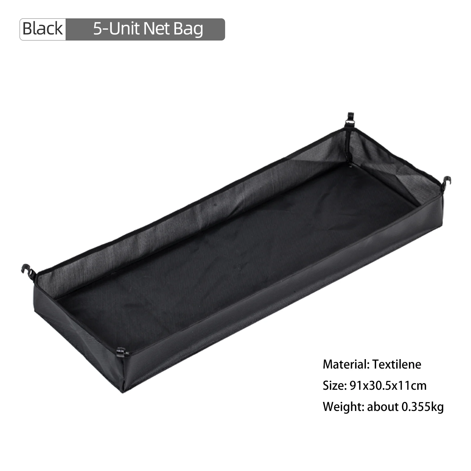 BISINNA IGT Tafelaccessoires Uitbreidbare tafel met halve eenheid Opbergrek Lampenpaal Netzak BBQ Picknick Multifunctionele kampeerbenodigdheden