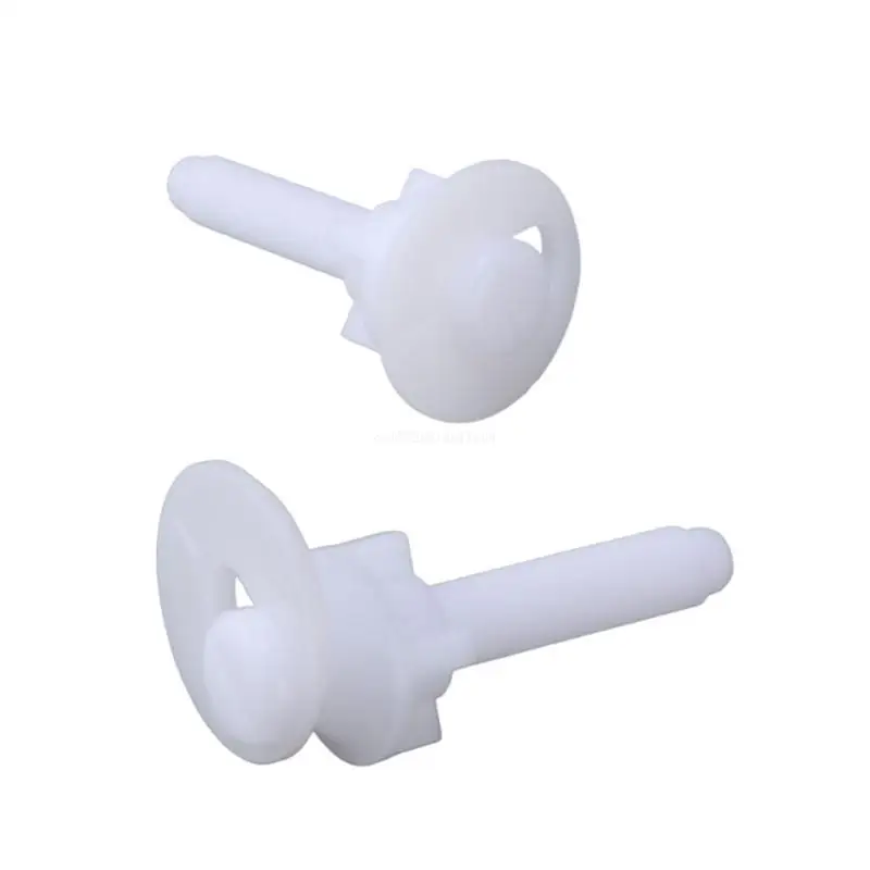 Toilet Lid Mounting Set Strong ABS Screws Bolts Essential Toilet Installation Set Toilet Cover Screw Set for House Dropship