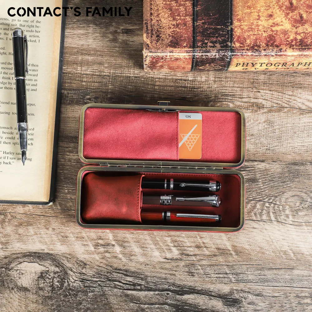 vintage-genuine-leather-3-slots-pen-storage-case-pen-holder-box-pen-protector-stationery-organizer-gift-for-pen-collector-office