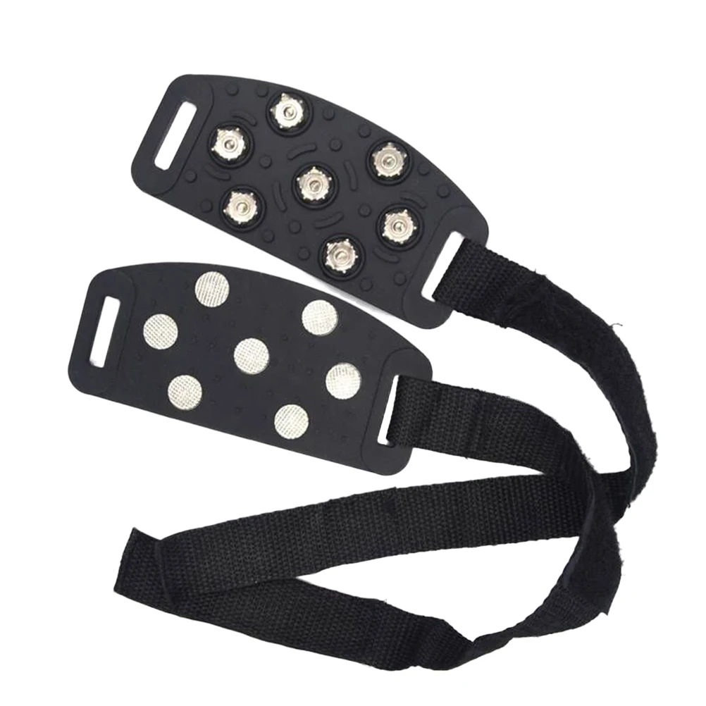 

2 Pcs Non-slip Shoe Covers Outdoor Shoes Ice Climbing Foot Crampon Cleat Winter