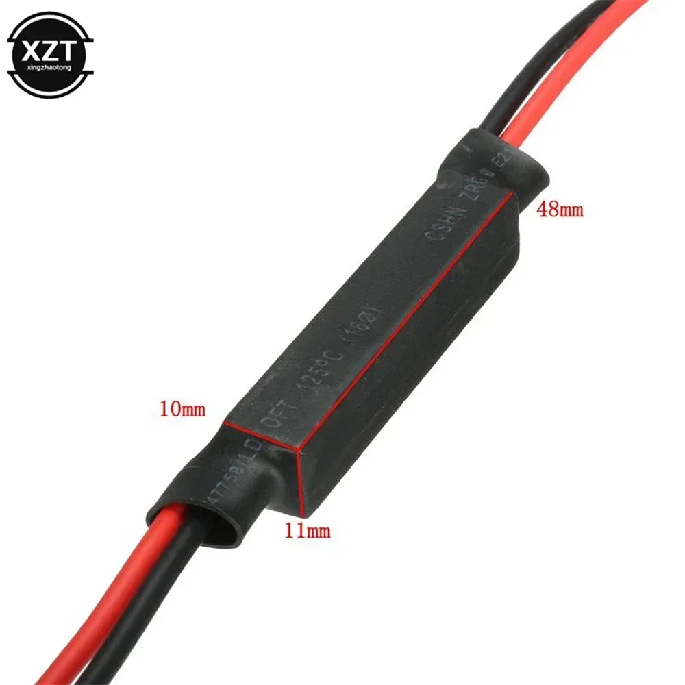 12V Universal Motorcycle Flasher LED Turn Signal Indicator Resistor Adapter Solution does not flash or Fast flash image 6