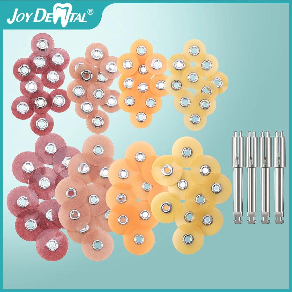 

JOY DENTAL 200Pcs Dental Finishing and Polishing Discs Composites Ceramics and Glass Ionomer Restorations 135℃ Autoclavable