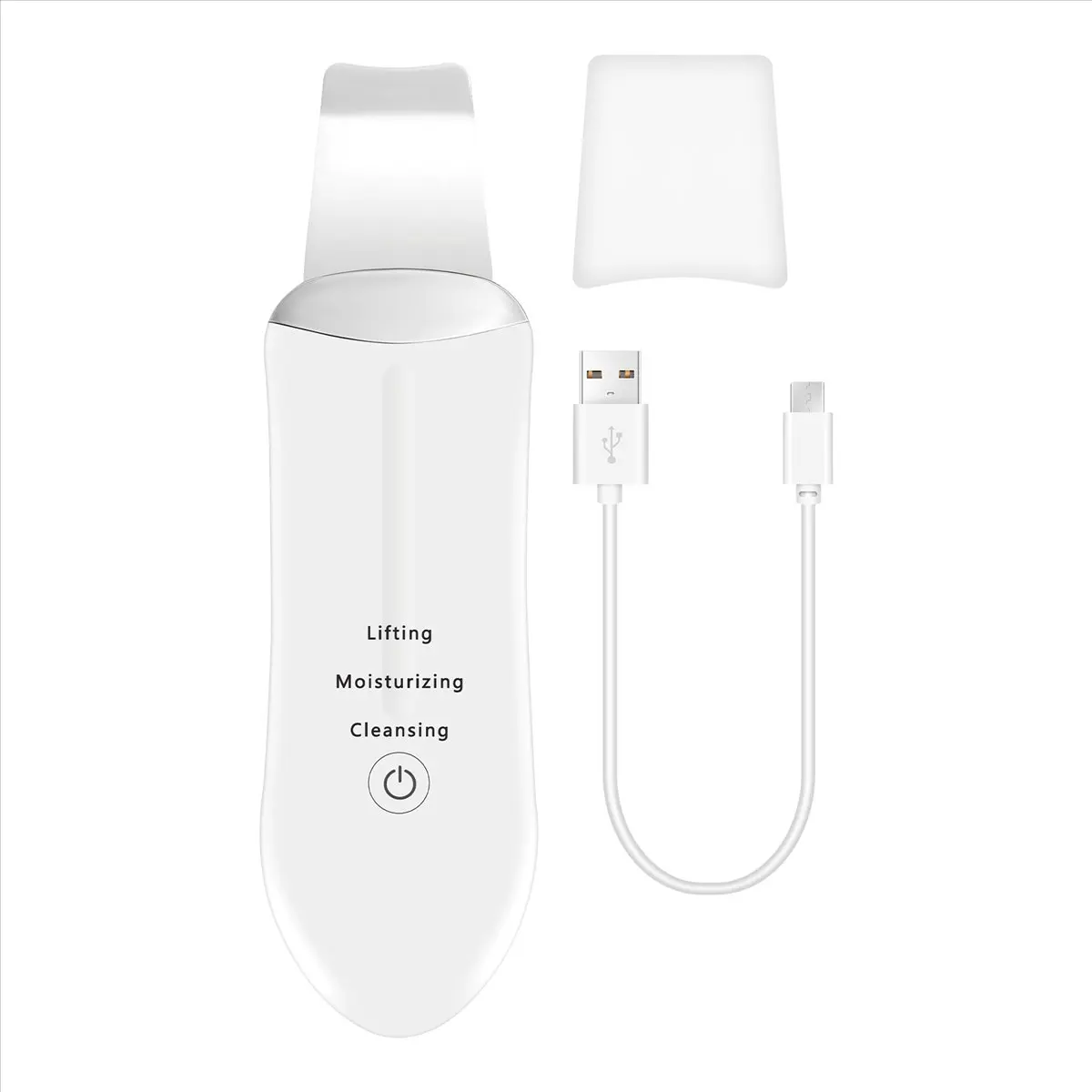 T72! Ultrasonic Facial Skin Scrubber Beauty Machine Ion Deep Face Cleaning Peeling Shovel Exfoliating Skin Care Device