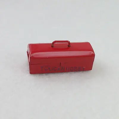 

RC Crawler Car 1/10 Scale Model Red Metal Tools Box Accessory Spare Parts DIY TH01421-SMT2