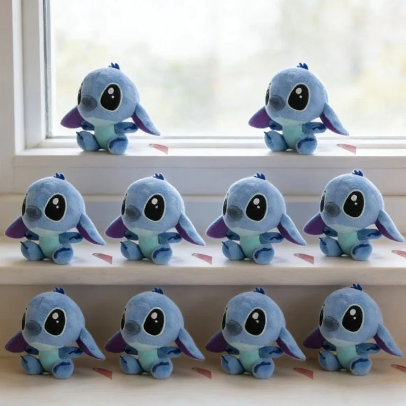

10cm@Stitch Stuffed Plush Models Cartoon Stuffed Plush Dolls Anime Plush Baby Toys Kawaii Kids Birthday Gift