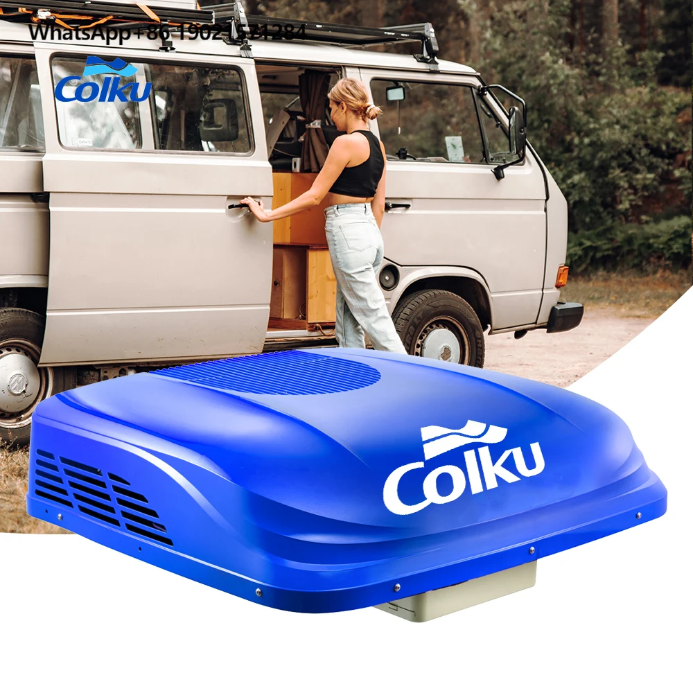 

Battery Powered DC 12v Car air Conditioner Electric Truck Roof air Conditioner Van Caravan Parking Cooler