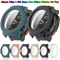 PC Watch Case + Glass Film For Mibro Gs pro Screen Anti-scratch Protector Cover With Tempered Glass Frame For Mibro Gs pro Cases