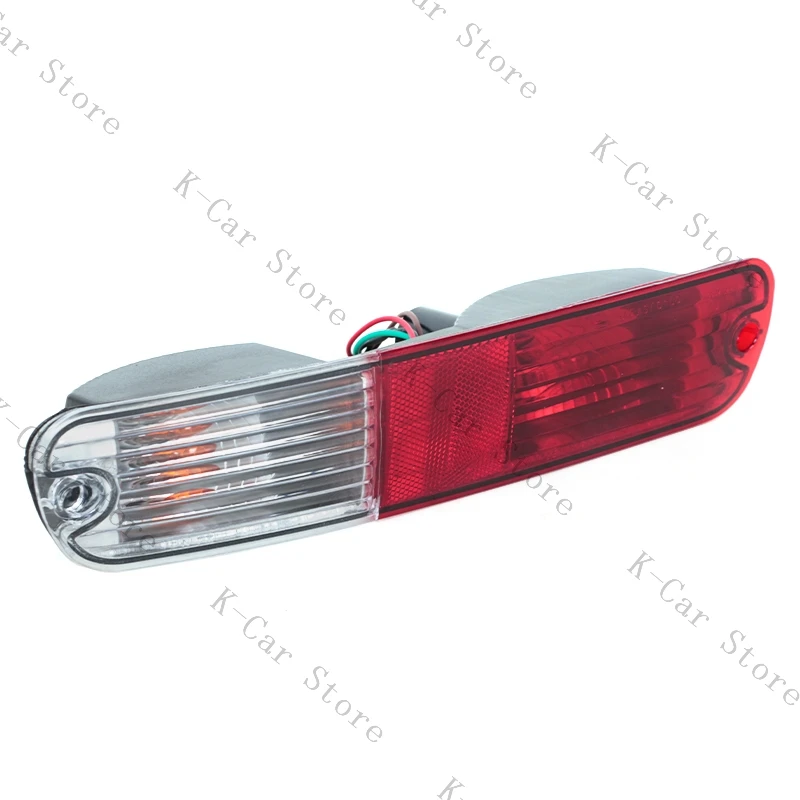 For Mitsubishi Pajero Montero V73 V75 V77 2003 2004 2005 2006 2007 Rear Bumper Light Tail Light Reflector Signal Lamp With Bulb