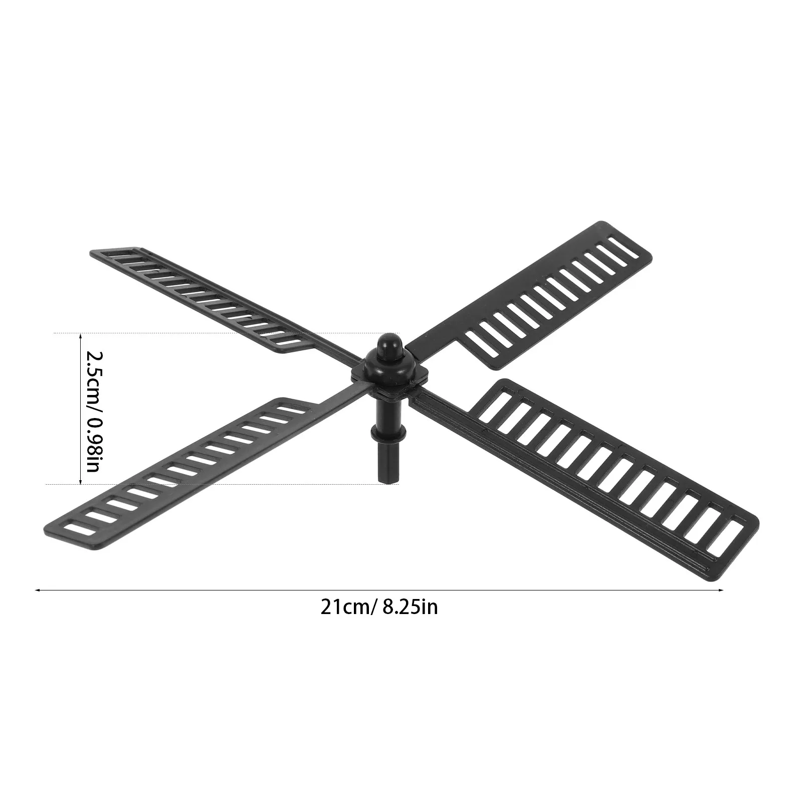 Plastic Windmill Blades for Solar Windmill Lighthouse Garden Yard Accessory Outdoor Weatherproof Fade Resistant Decorative