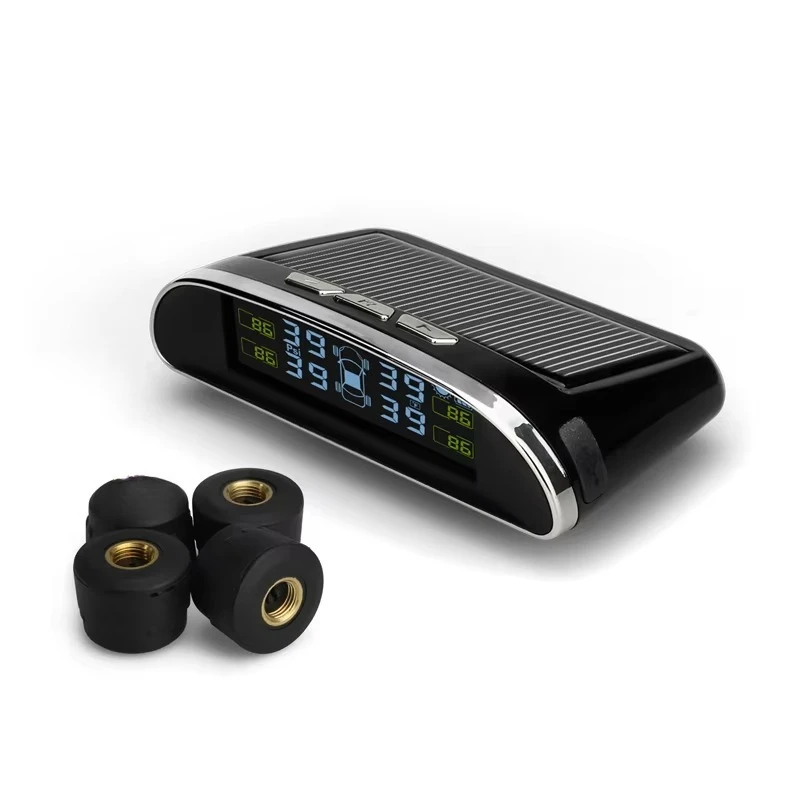 

Solar-powered Pressure Monitoring Alarms Car Tpms LCD Display Directly Tire Pressure