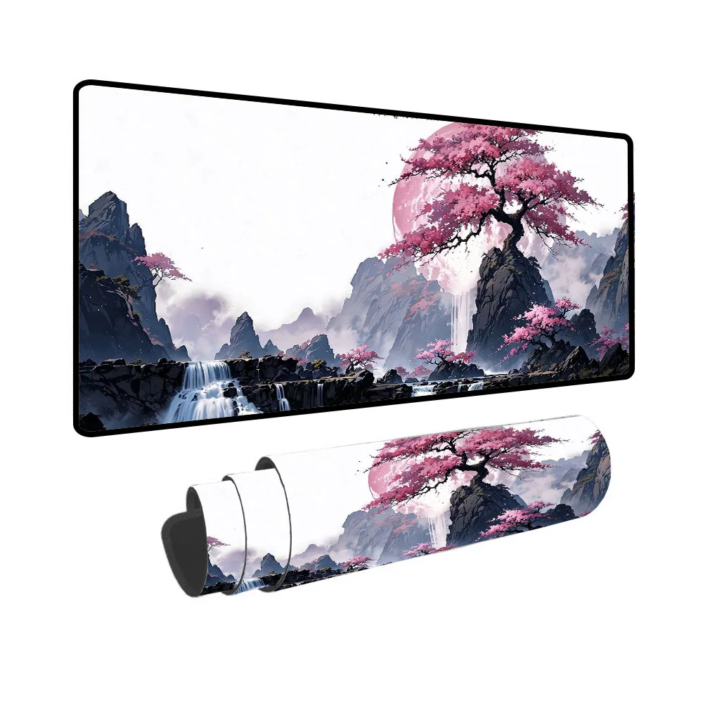 

Большой игровой коврик для мыши XXL, настольный коврик, нескользящий резиновый коврик для клавиатуры и мыши для офиса и игр