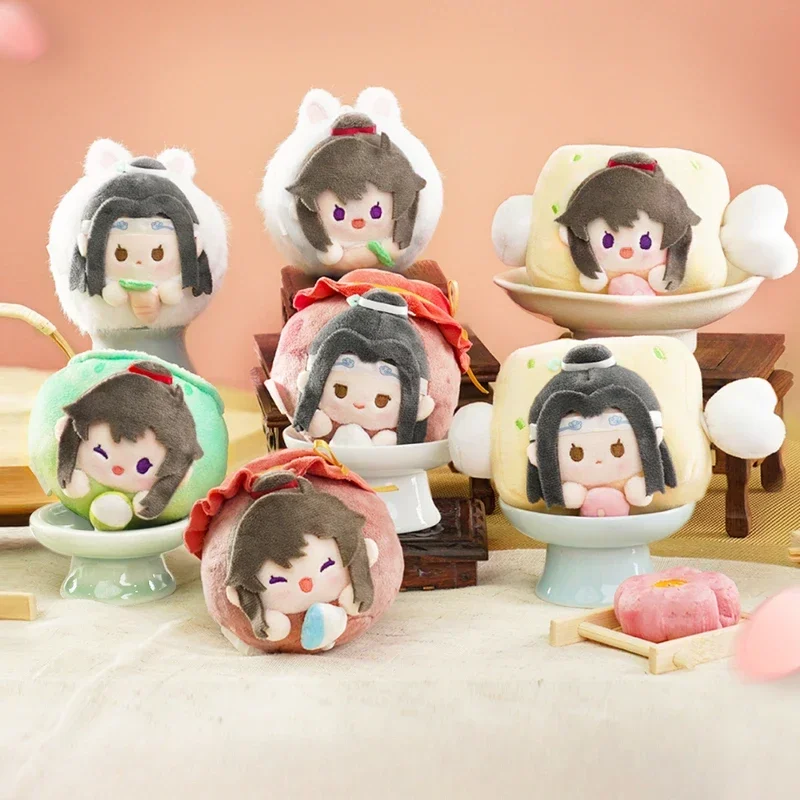 

8cm Anime Mo Dao Zu Shi Delicious Kawaii Plushies Toy Keychain Official Mini Cosplay Dango Plush Stuffed Bag Keyring Decor Gifts