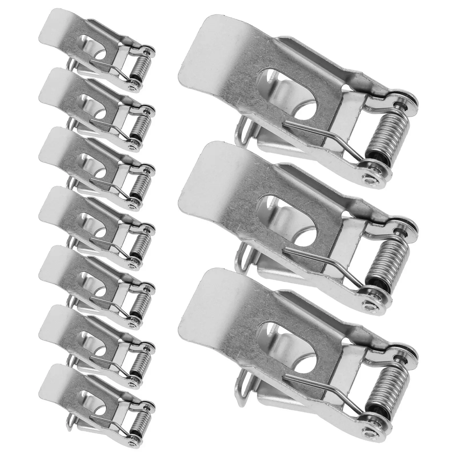 10Pcs Light Spring Clip Recessed Downlight Retaining Clip Panel Lamp Clamp Ceiling Fixture Retrofit Accessory Sturdy Metal