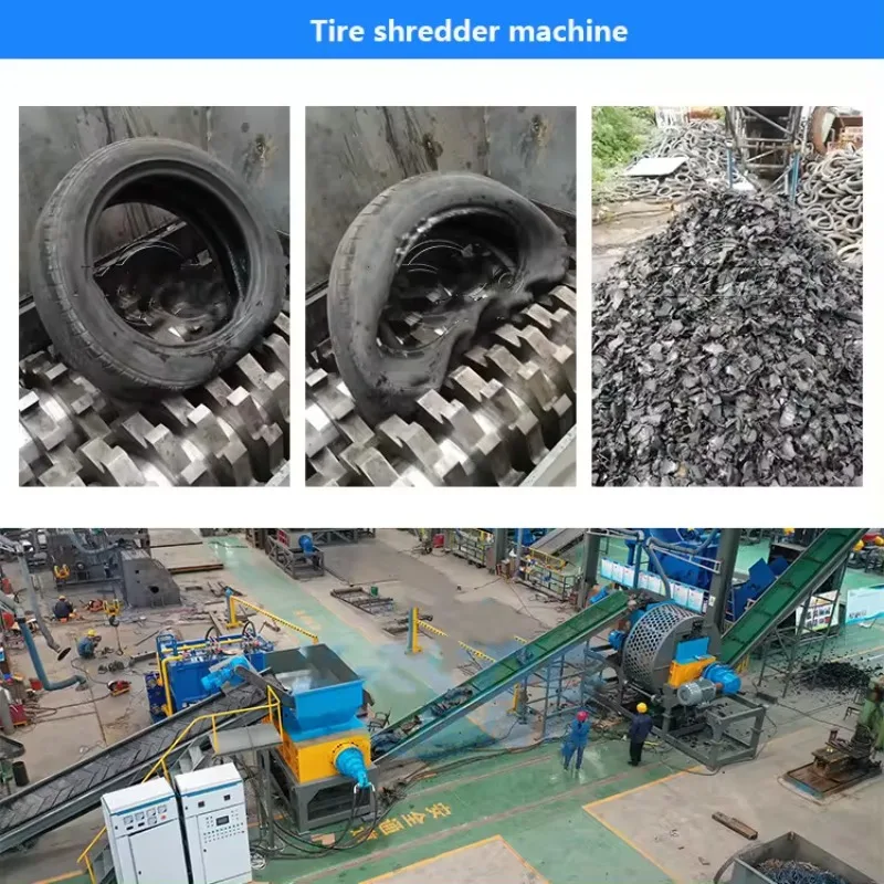 High Output Automatic Tyre Recycling Machine To Make Rubber Powder Processing Machinery Waste Tyre Recycling Machine