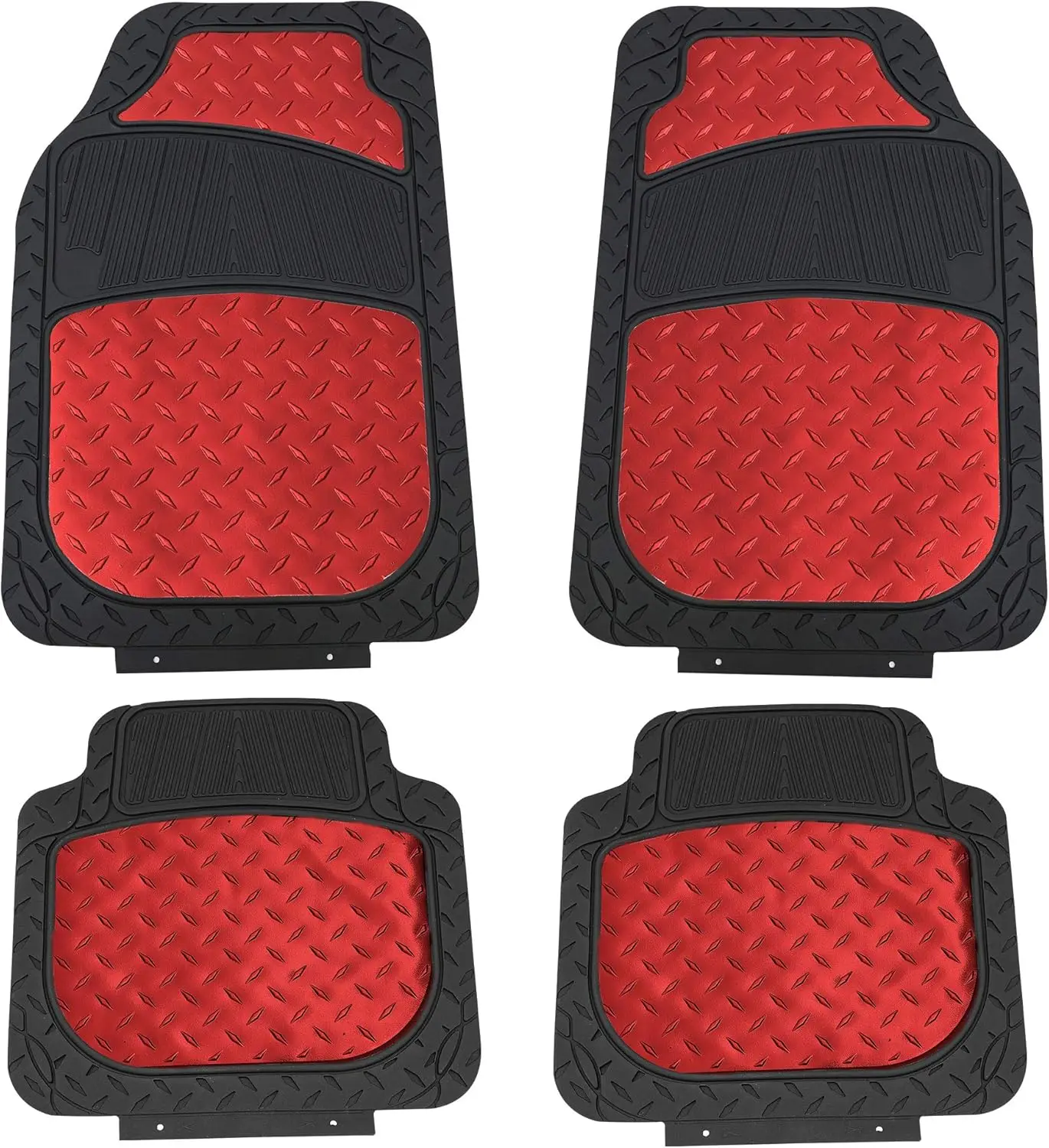 

Heavy-Duty Rubber Car Floor Mats, Universal Fit for Sedan SUV Truck, All-Weather Protection with Trimmable Design