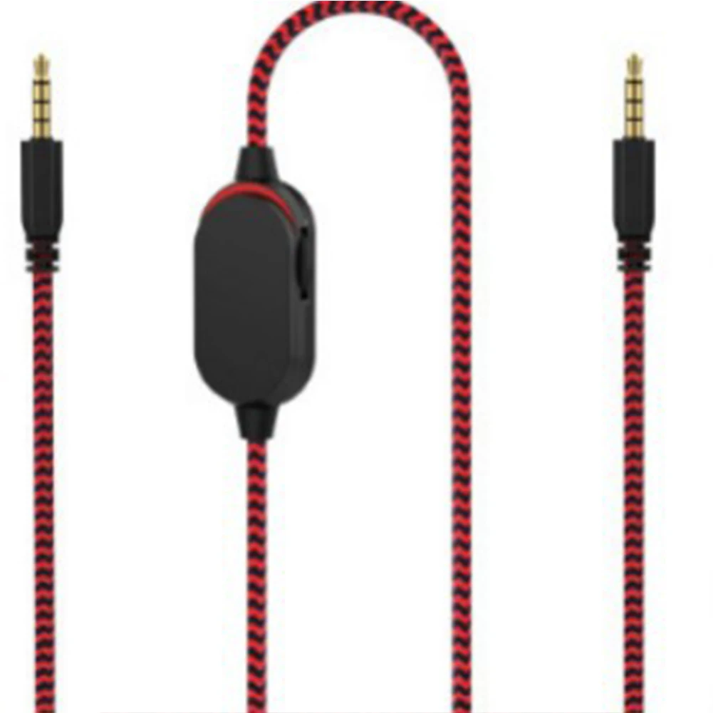 3.5Mm Audio Aux Kabel Met Inline Mute Schakelaar En Volume Controller Hoofdtelefoon Kabel Voor Dell Alienware Aw720h Aw310h Aw510 H