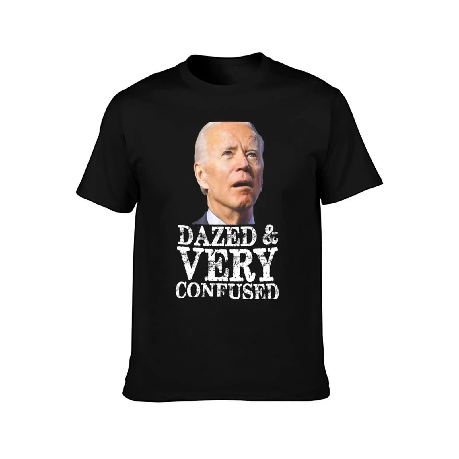 Biden Dazed And Very Confused Vintage T-Shirt Work Utility Short Sleeve Shirt T-Shirt