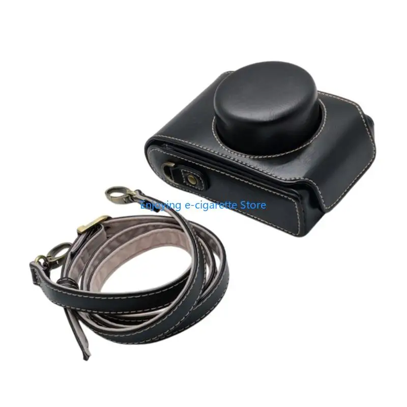 Camera Shoulder Case for X100VI and X100F with Adjustable Removable Carrying Band and Snap-Button Front Cover Design Y4QF