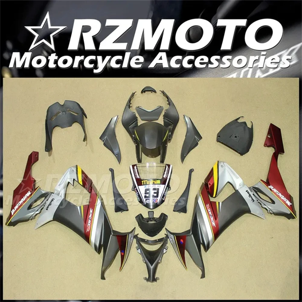 4Gifts New ABS Full Fairings Kit Fit For KAWASAKI ZX-10R ZX10R 2008 2009 2010 08 09 10 Bodywork Set Custom Red Matte