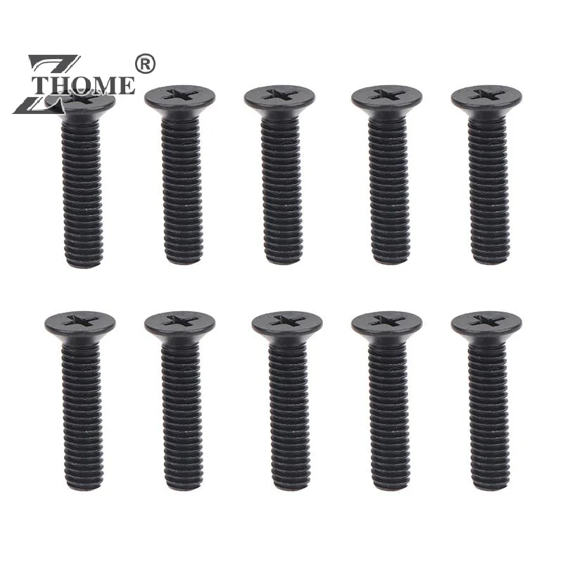 10Pcs Fixing Screw M5/M6 22mm/25mm Left Hand Thread For UNF Drill Chuck Shank Adapter Power Tool Replacement Accessories