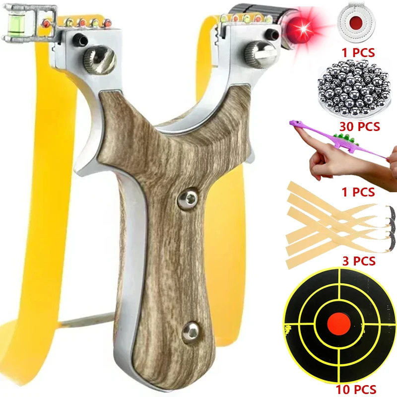 

Laser Slingshot Professional Slingsshot Powerful Alloy Shooting Outdoor Hunting Sling Shot Aiming Catapult Hunting Acessories