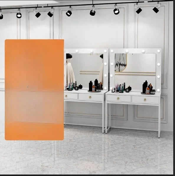 table with lamp Professional makeup bridal shop School makeup artist special makeup table Beauty salon dressing table