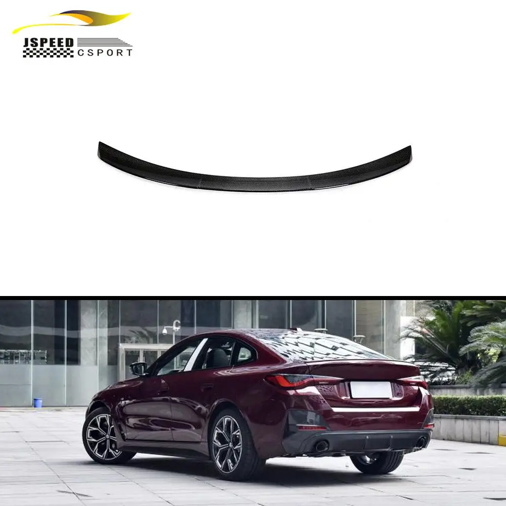 

Suitable for BMW 4 Series G26 420I, 430I, 435I, M440I 4-door carbon fiber rear bumper lip spoiler 2020-2022