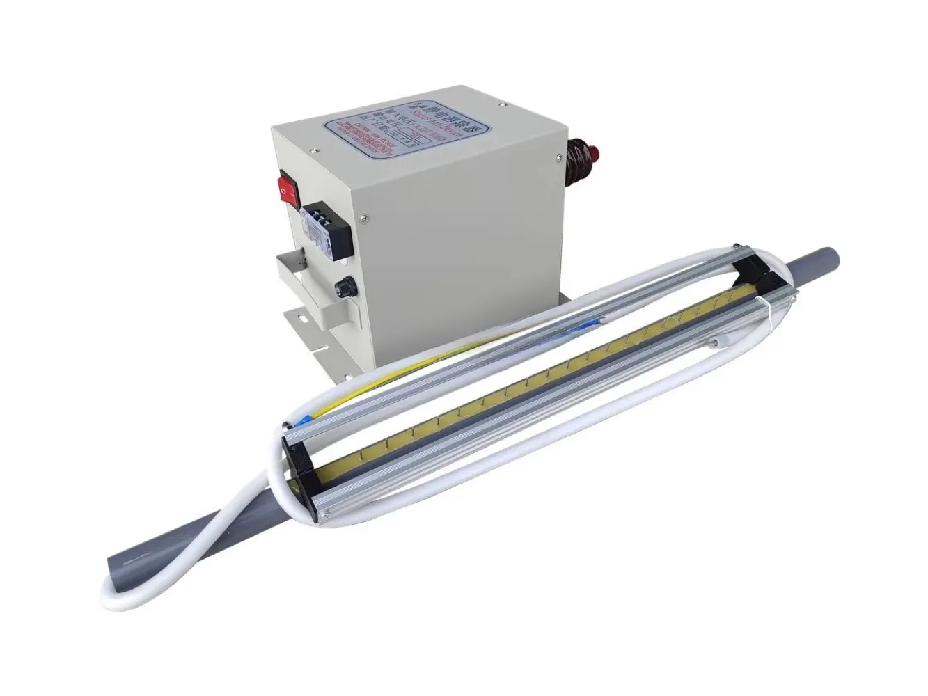 15KV high-power dry  eliminator with line bar frame bag making film paper to eliminate electricity