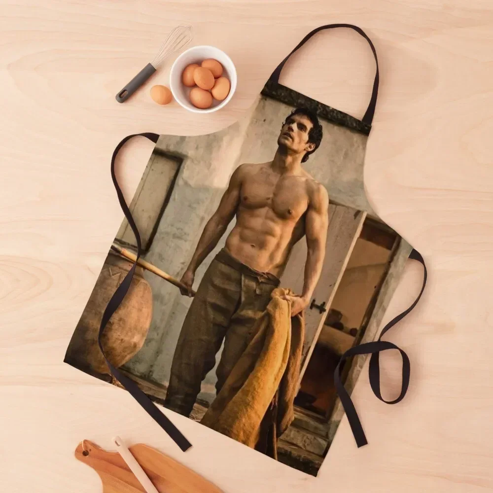 

henry cavill Apron Kitchen Accessories 2022 Chef Uniform Woman Costume Waiter kitchen girl Apron