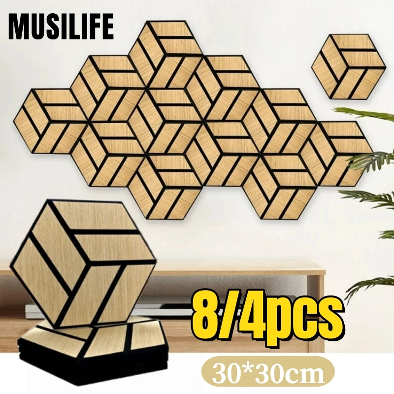 

Self-adhesive Wall Panels for Interior Decor Sound-absorbing Board Peel and Stick Soundproof Wall Stickers Home Noise Reduction