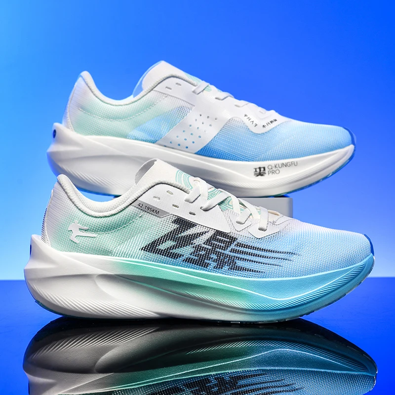 

Men Running Shoes Speciality Marathon Sports Breathable Lightweight Women's Carbon Plate Comfortable Nonskid Leisure Sneakers
