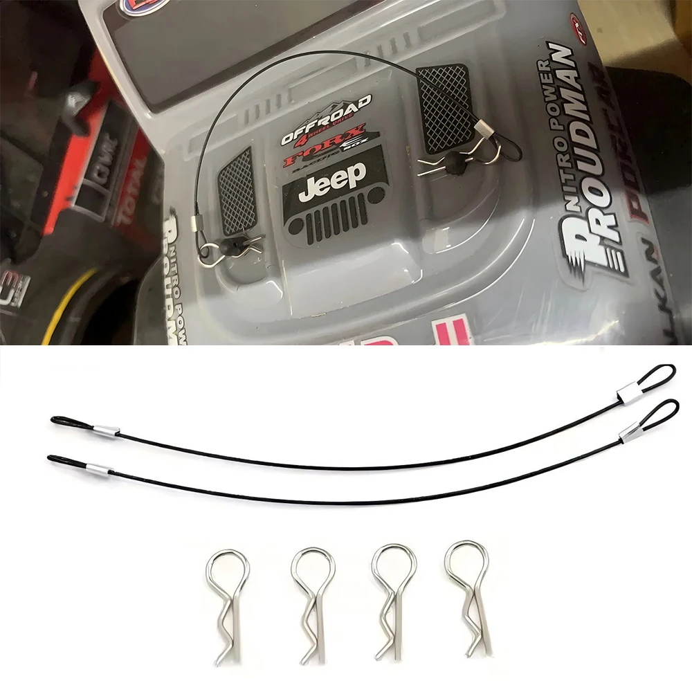 Colorful Anti-Lost Body Clips for RC Crawler Buggy Drift Truck - Bright & Secure, Never Drop Upgraded Accessories