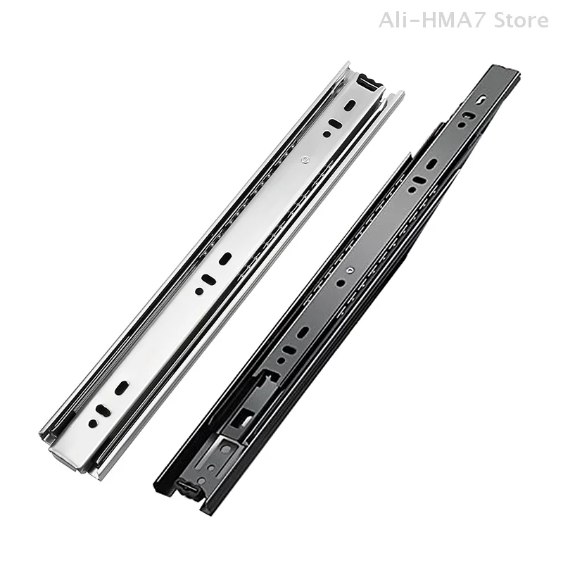 1 Pair Full Extension Ball Bearing Drawer Slides 12 22 Inch Heavy Duty Side Mount File Cabinet Rails Dresser Runner Kitchen