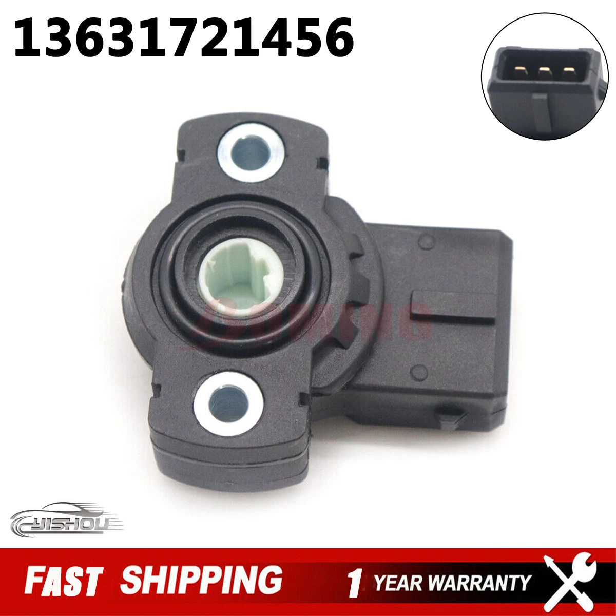 1363- 1721456 Sensor de posición del acelerador del coche, Sensor Tps para BMW 3 5 7 8 Series E36 540i 740i 323i Z3 13631726591 13631721456