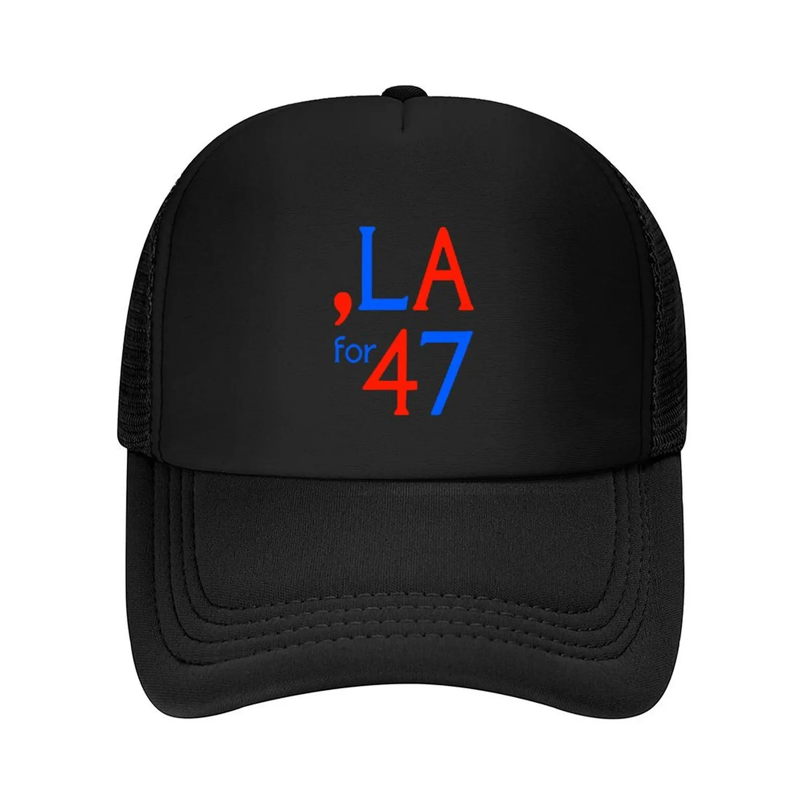 

Comma LA For 47 - Kamala Harris 2024 Baseball Cap Sports Cap fun hats Luxury man cap Unique hats Mens Caps Women's